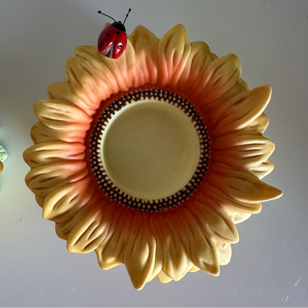 NEW PartyLite Sunflower Buddies Tea Light Candle Holders - Picture 8 of 12
